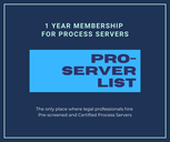 Proserver list is a directory for the best process servers in the United States