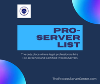 easily find a process server with PROServer List