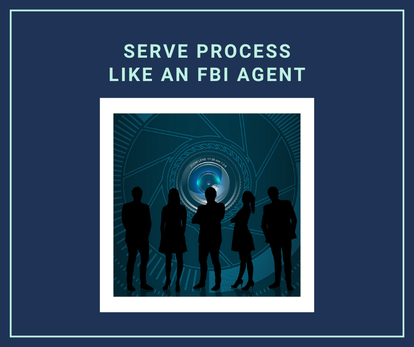 Tactics and strategies specifically developed for the process service industry based on the experience and knowledge of FBI agents and law enforcement officers.