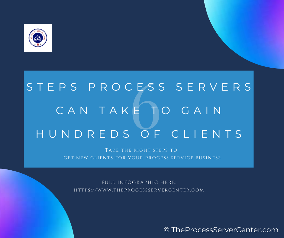 6 Steps Process Servers Can Get Hundreds of Clients