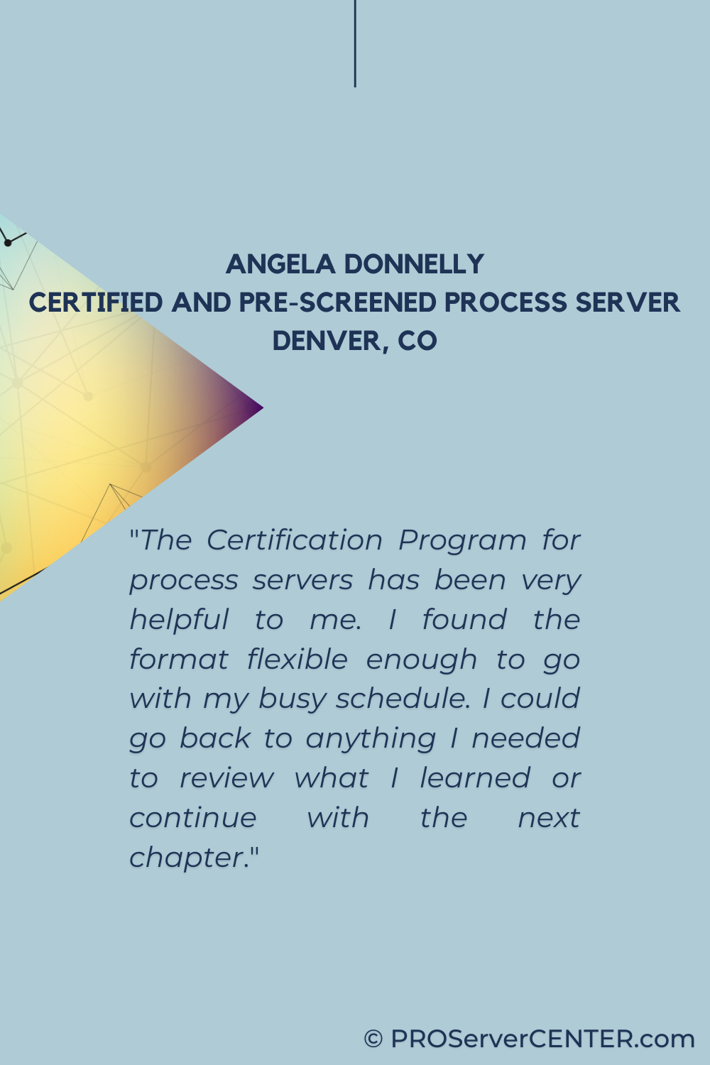 donnelly, certified and pre-screened process server