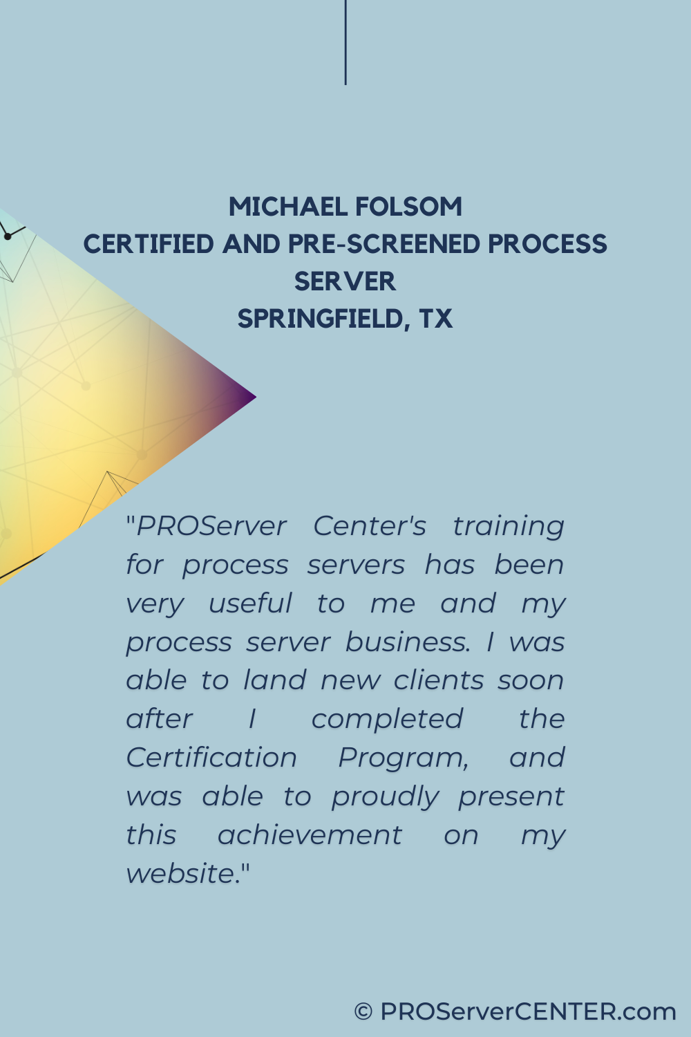 folsom, certified process server