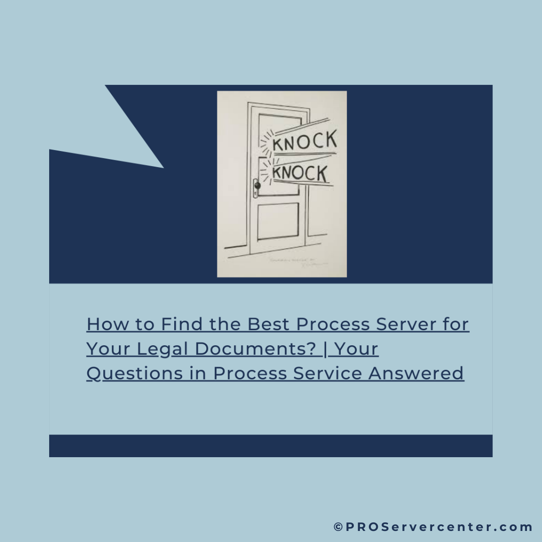 how to find the best process server