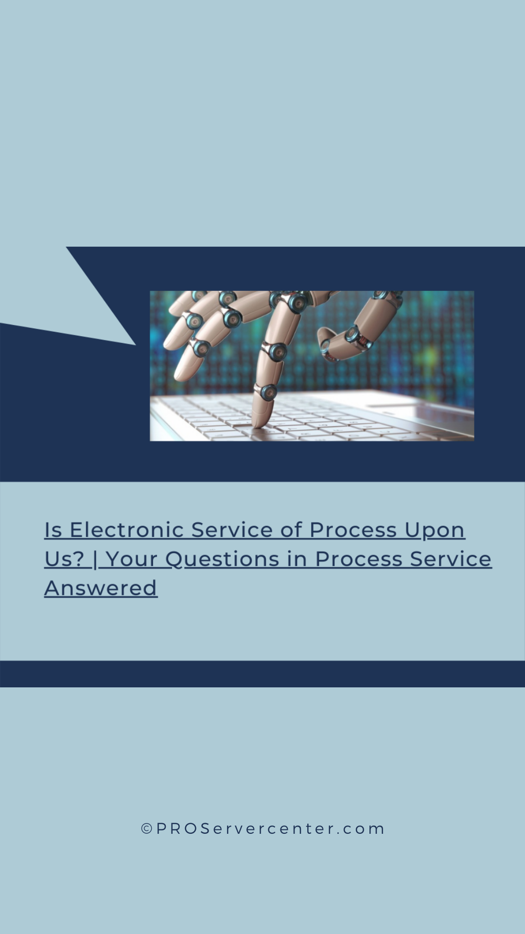 is electronic process service upn us