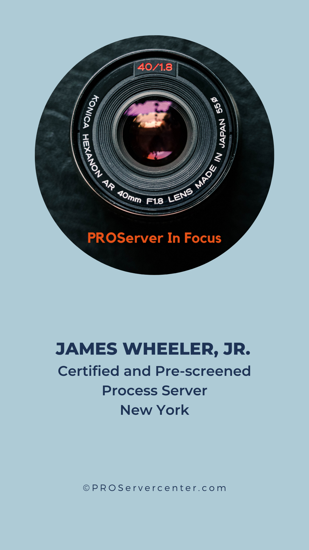 james wheeler, process server member of PROServer list