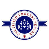 The official Badge of all Certified Process Servers at the Process Server Center | PSC